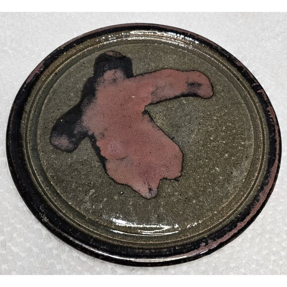 Hagar Signed Handcrafted Pottery Plate - Picture 5 of 5